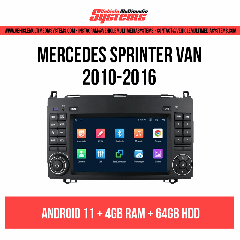Mercedes Sprinter Van | 2010-2016 | Android Screen