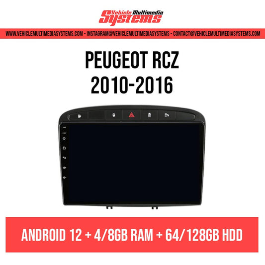 Peugeot RCZ | 2010-2016 | Android Screen