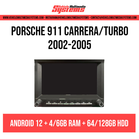 Porsche 911 Carrera/Turbo | 2002-2005 | Android Screen