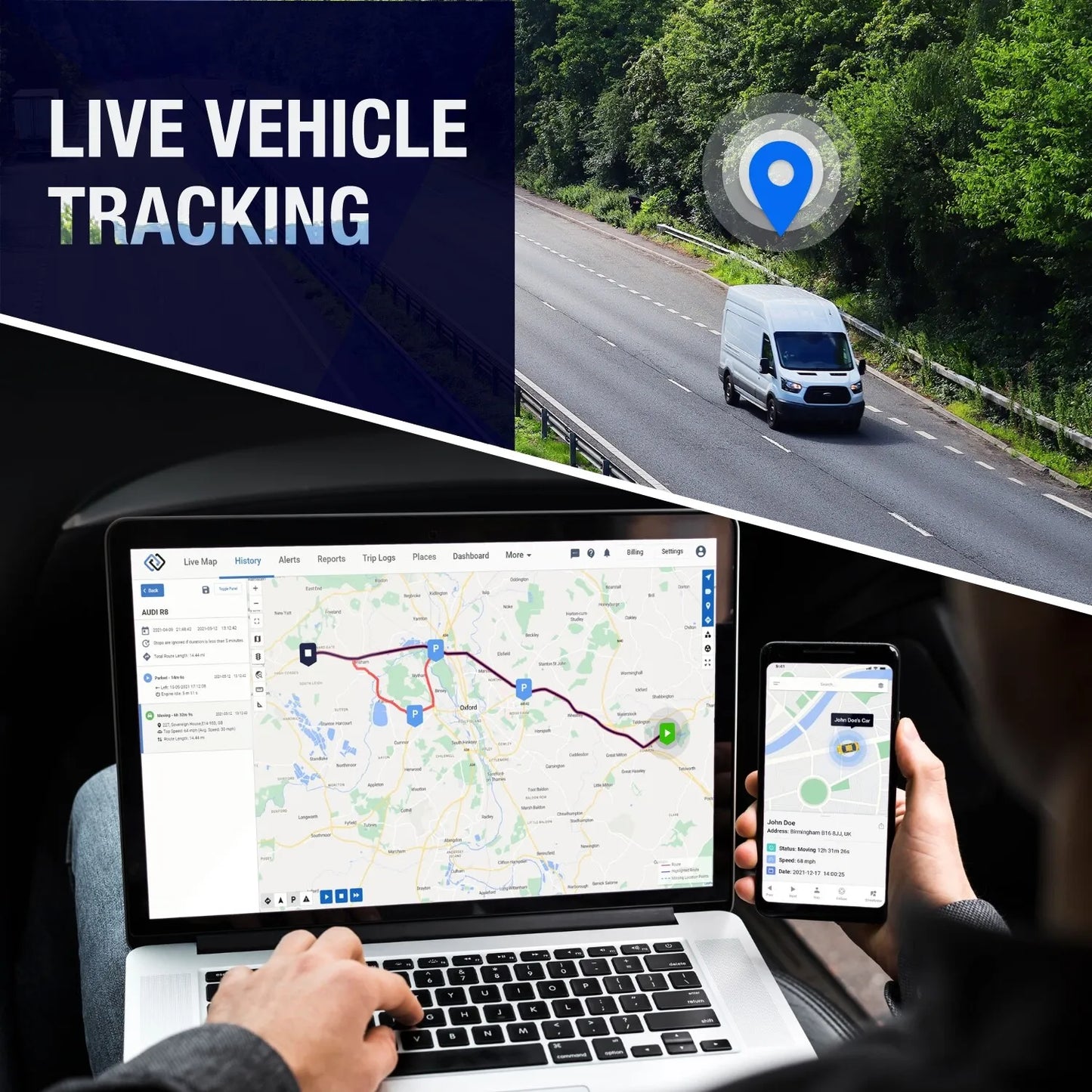 Rastreador de vehículos GPS