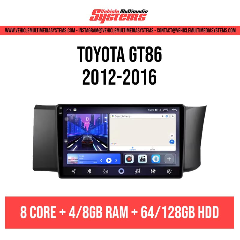 Toyota GT86 | 2012-2016 | Android Screen