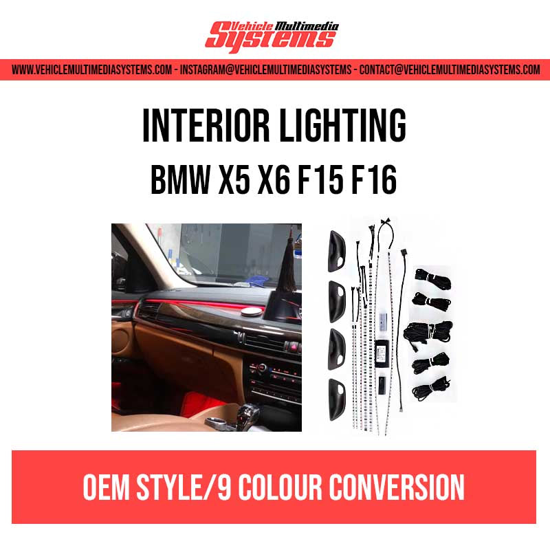 BMW X5 X6 | F15 F16 | OEM Style | Ambient Light Kit