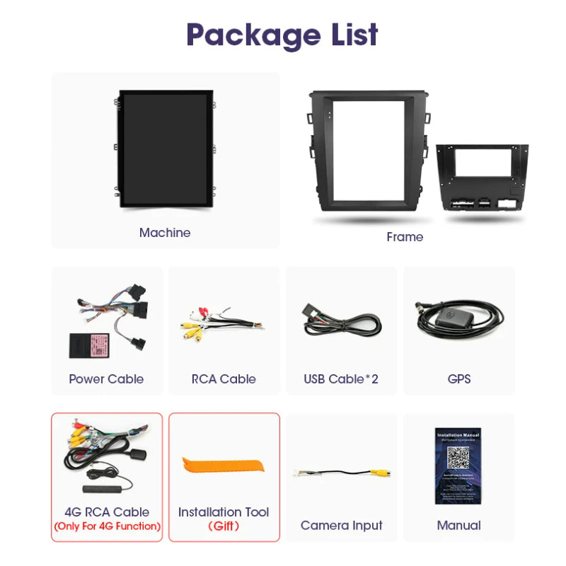 Ford Mondeo | 2014-2020 | Android Screen | Tesla Style VMS