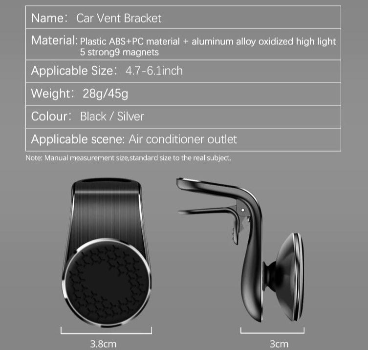 Magnetic Car Phone Holder Vehicle Multimedia Systems