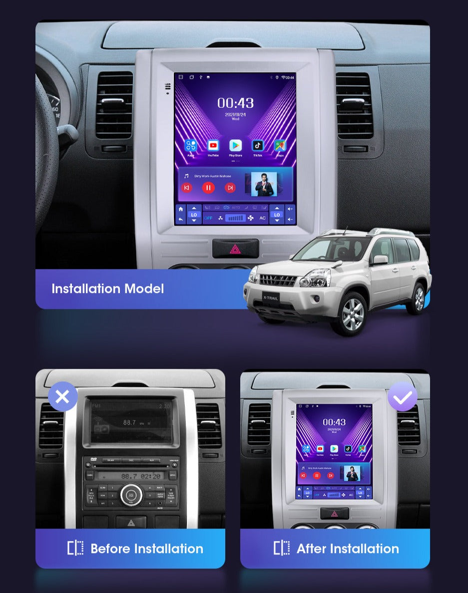 Nissan X-Trail | 2007-2014 | Android Screen VMS