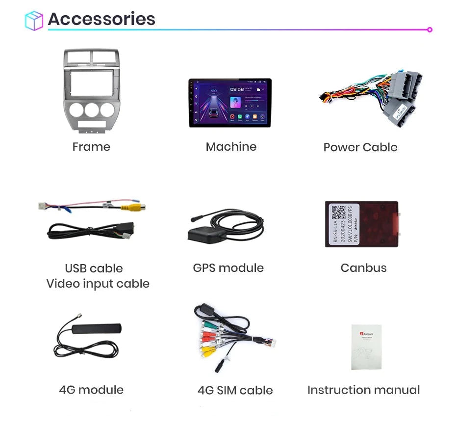 Jeep Compass | 2007-2009 | Android Screen VMS