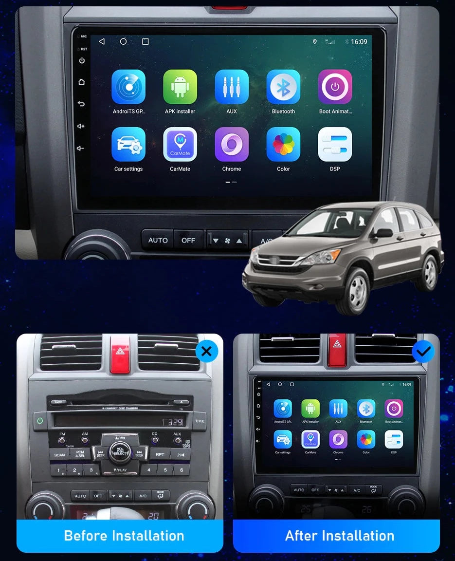 Honda CR-V | 2006-2012 | Android Screen VMS