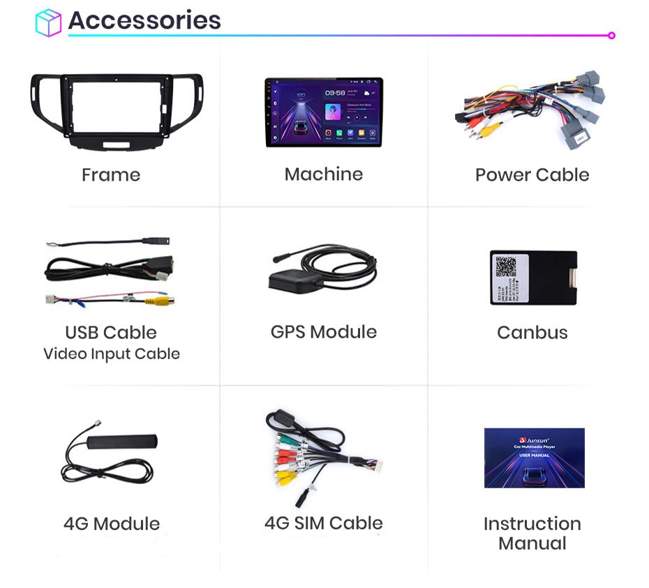 Honda Accord | 2008-2012 | Android Screen VMS