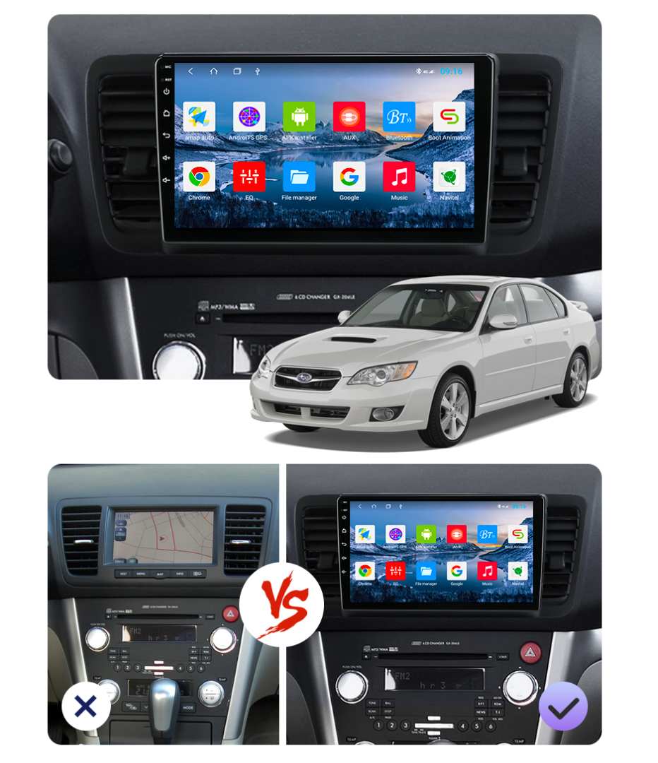 Subaru Outback | 2003-2009 | Android Screen VMS