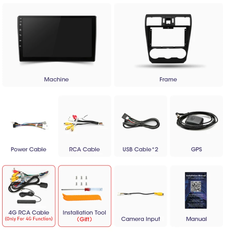 Subaru XV | 2012-2017 | Android Screen VMS