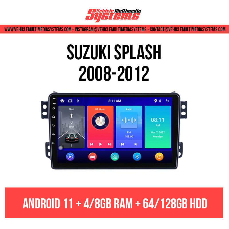 Suzuki Splash | 2008-2012 | Android Screen VMS
