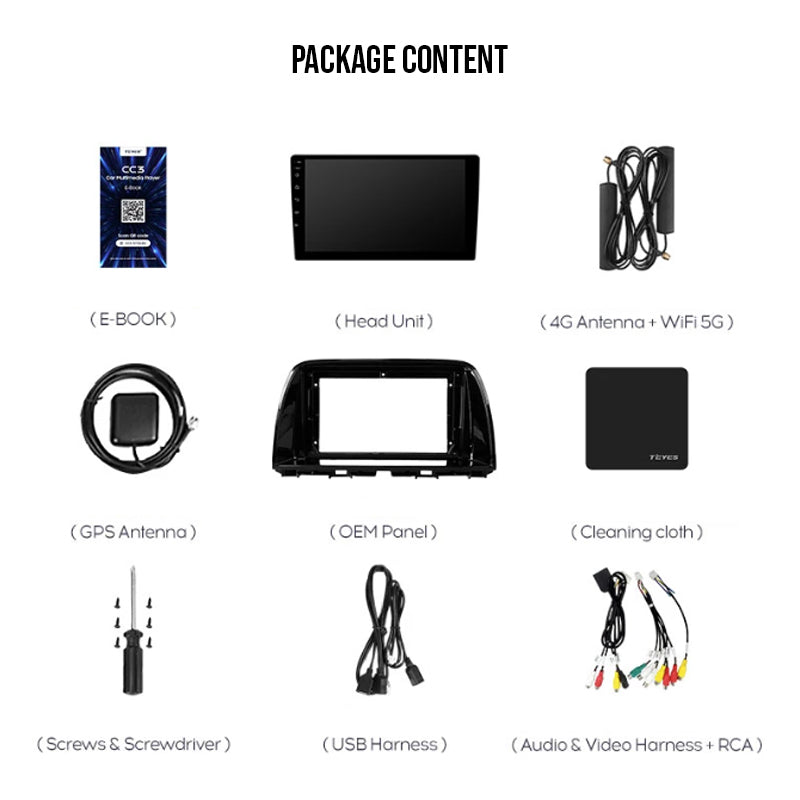 Mazda CX-5 | 2012-2015 | Android Screen VMS