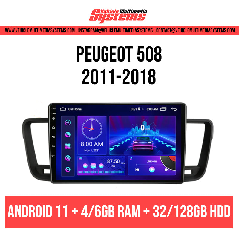 Peugeot 508 | 2011-2018 | Android Screen VMS