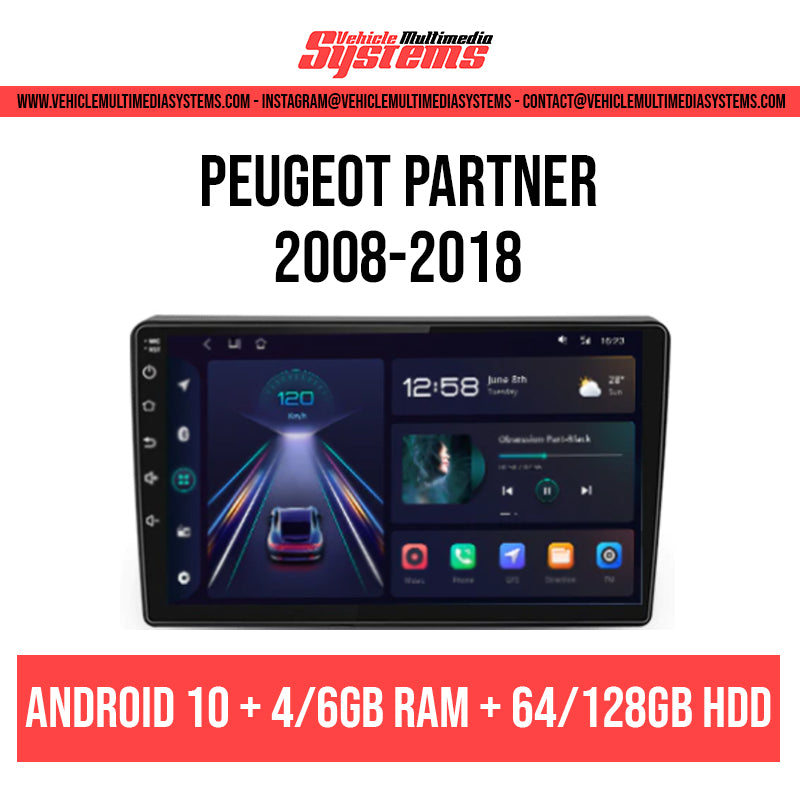 Peugeot Partner | 2008-2018 | Android Screen VMS