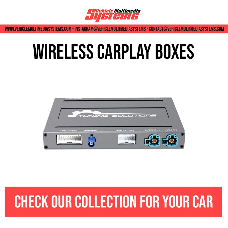 Wireless Carplay box retrofit upgrades from Vehicle Multimedia systems