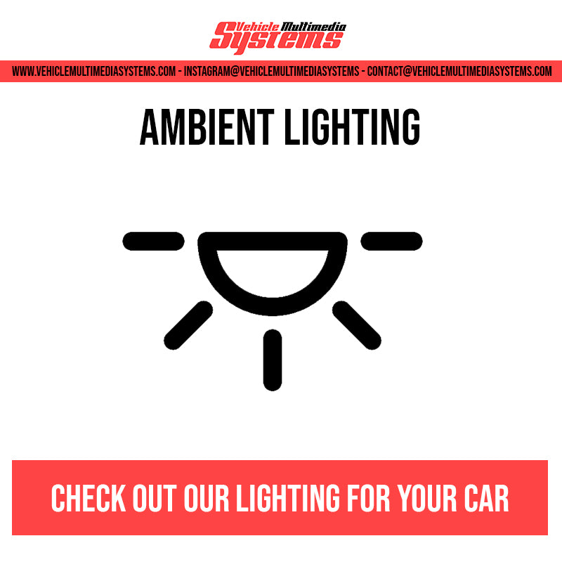 Ambient lighting from Vehicle Multimedia Systems