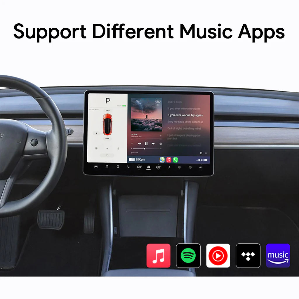 Tesla | Caja inalámbrica Carplay