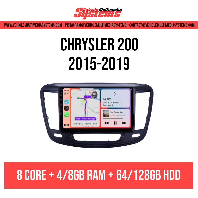 Chrysler 200 | 2015-2019 | Pantalla Android