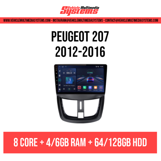 Peugeot 207 | 2006-2012 | Android Screen