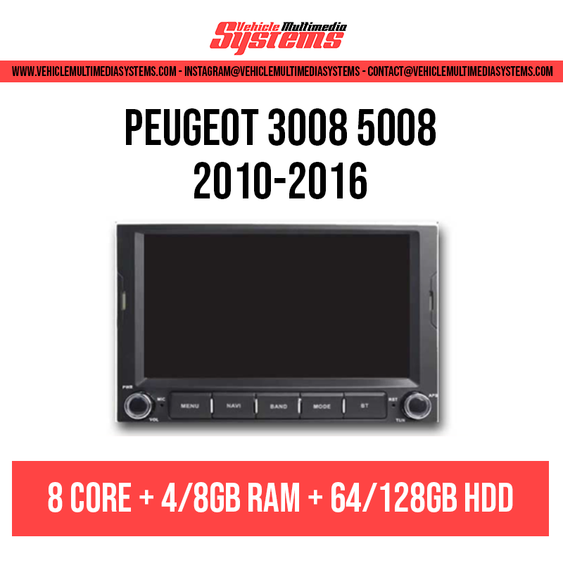 Peugeot 3008 5008 | 2010-2016 | Pantalla Android