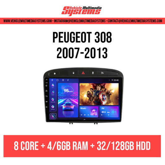 Peugeot 308 | 2007-2013 | Android Screen