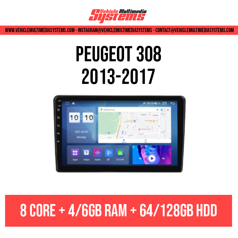 Peugeot 308 | 2013-2017 | Pantalla Android