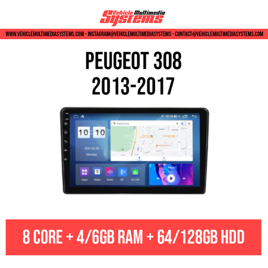 Peugeot 308 | 2013-2017 | Android Screen