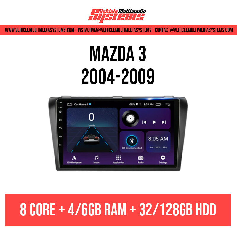 Mazda 3 | 2004-2009 | Android Screen