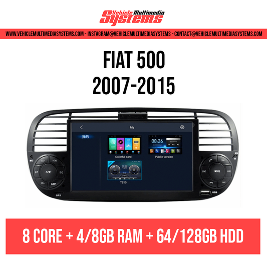 Fiat 500 | 2007-2015 | Android Screen