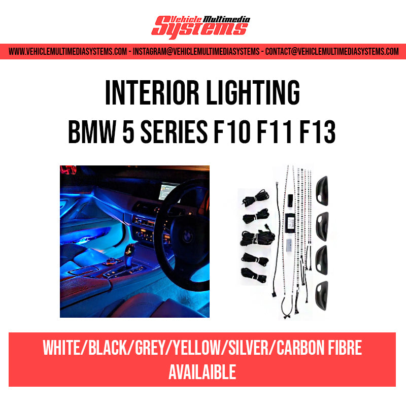 BMW 5 Series | F10 F11 F18 | Ambient Light Kit Vehicle Multimedia Systems