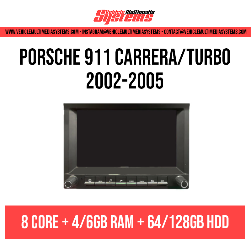 Porsche 911 Carrera/Turbo | 2002-2005 | Pantalla Android