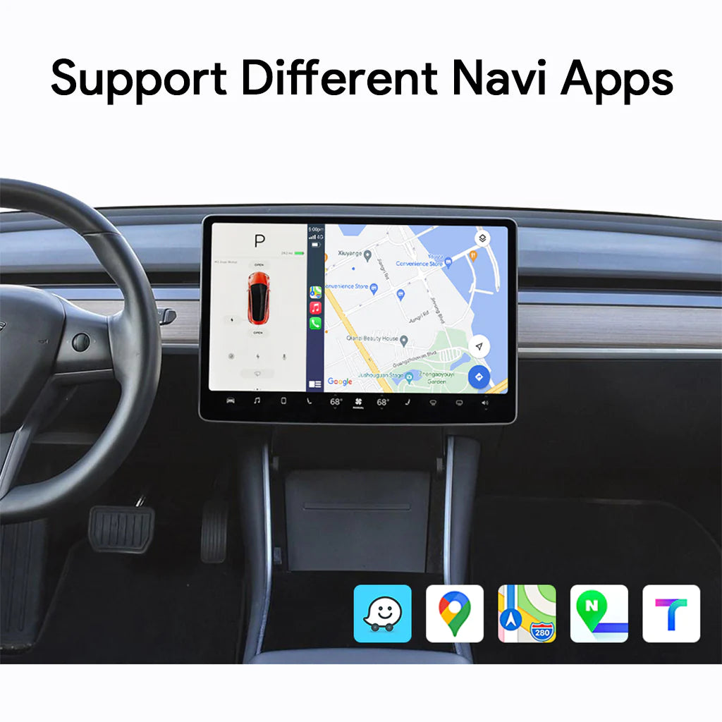 Tesla | Caja inalámbrica Carplay