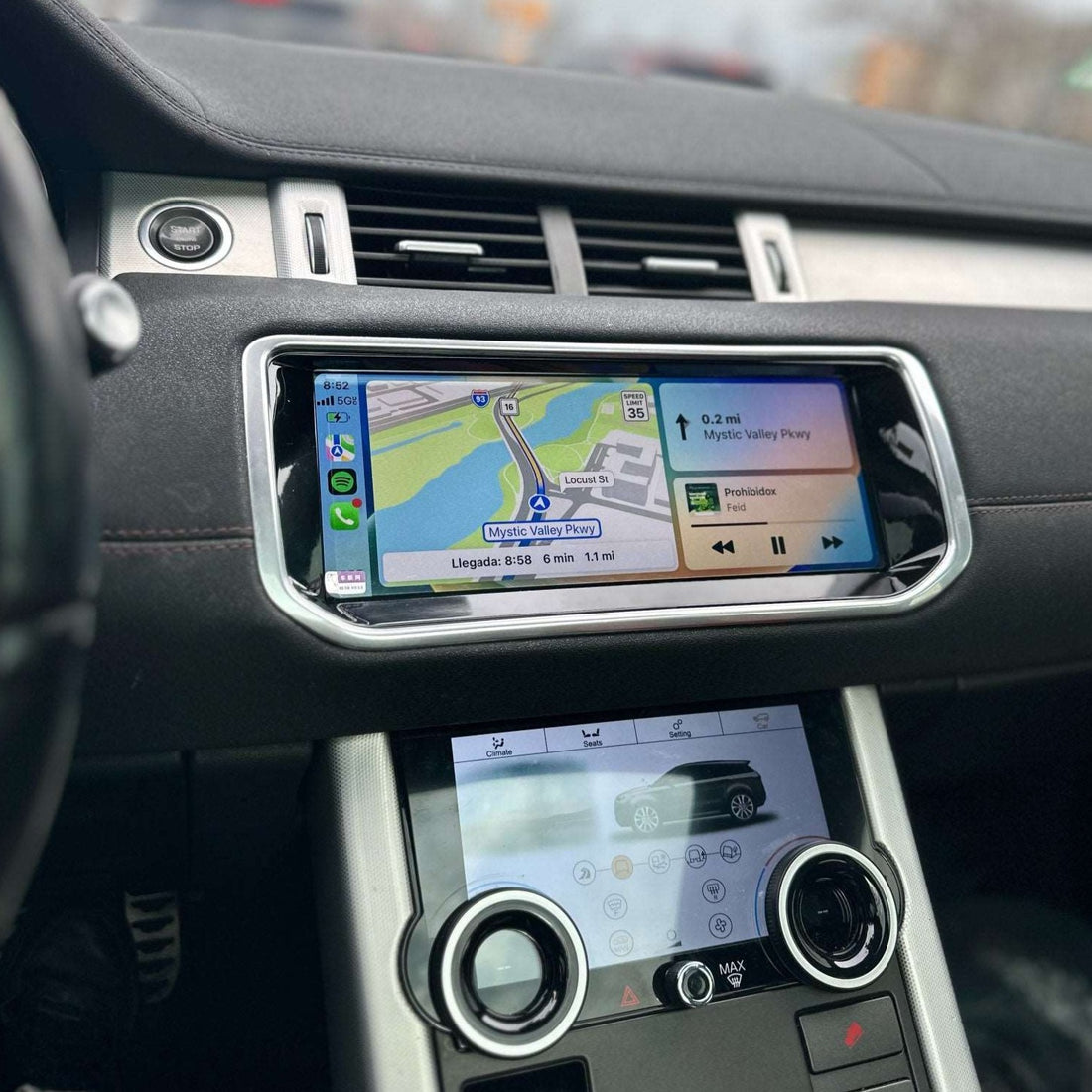 Land Rover Range Rover Evoque | 2012-2018 | Android Screen + AC Panel ...