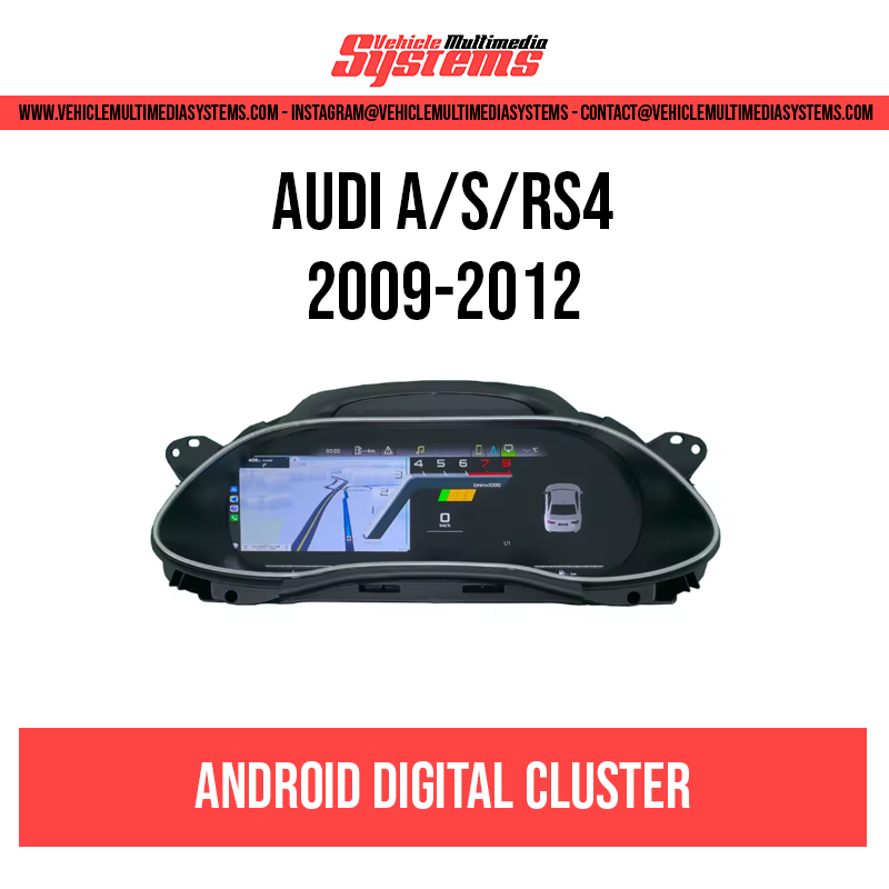 Audi A/S/RS4 | 2009-2012 | Digital Cluster
