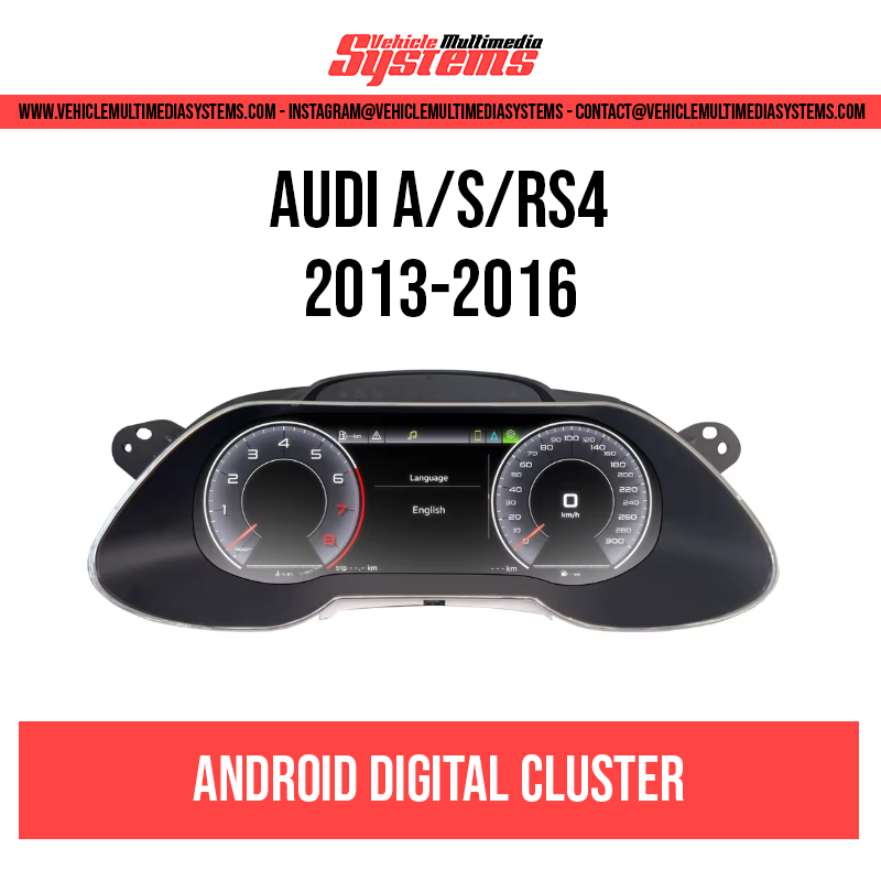 Audi A/S/RS4 | 2013-2016 | Digital Cluster