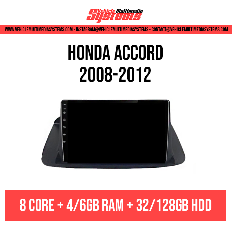 Honda Accord | 2008-2012 | Pantalla Android | Pantalla del tablero superior