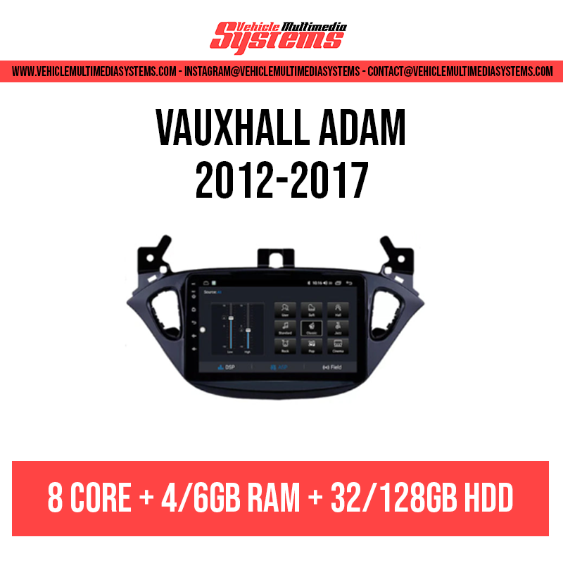 Vauxhall Adam | 2012-2017 | Android Screen