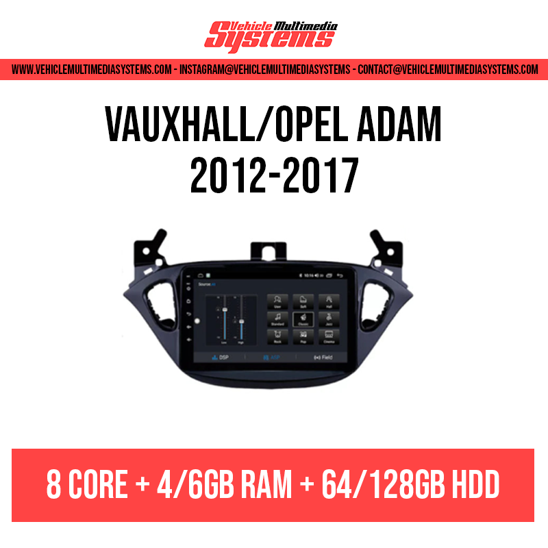 Vauxhall/Opel Adam | 2012-2017 | Android Screen