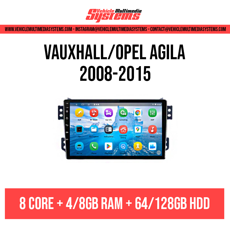 Vauxhall/Opel Agila | 2008-2015 | Android Screen