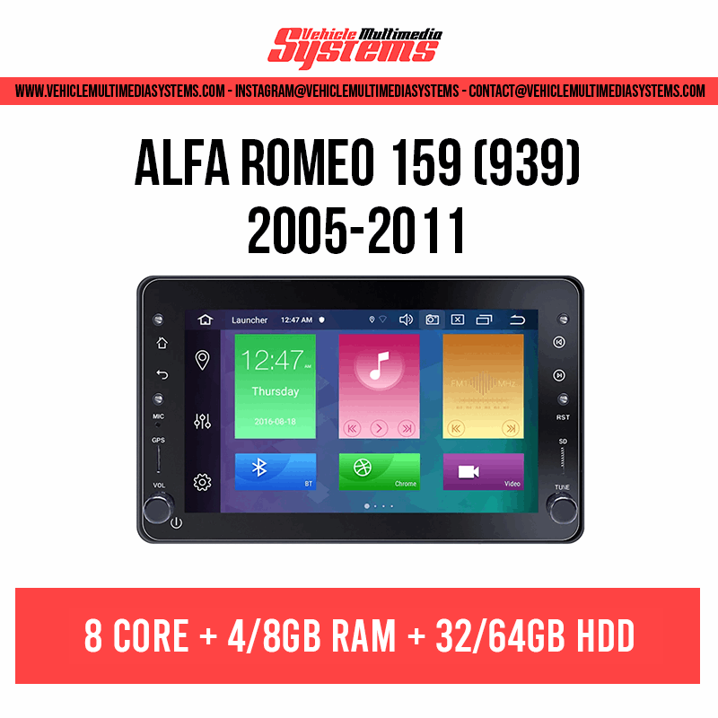 Alfa Romeo 159 (939) | 2005-2011 | Android Screen