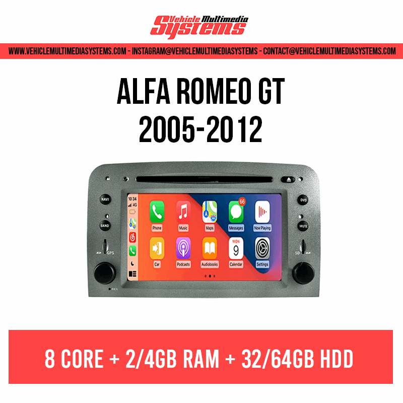 Alfa Romeo GT | 2007-2012 | Android Screen