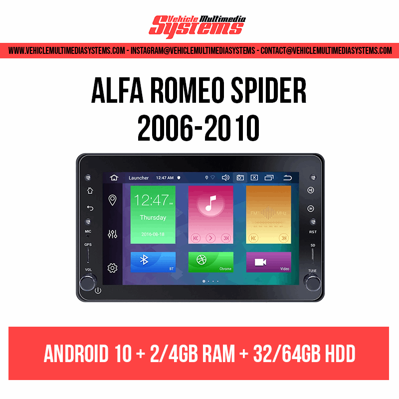 Alfa Romeo Spider (939) | 2006-2010 | Android Screen VMS
