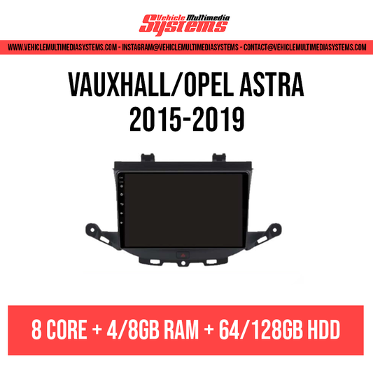 Vauxhall/Opel Astra | 2015-2019 | Android Screen