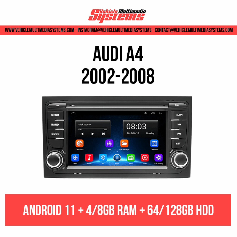 Audi A4 | 2002-2008 | Android Screen VMS