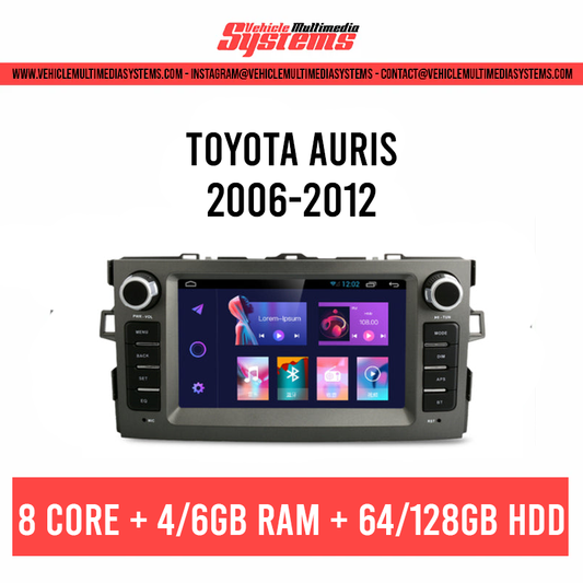 Toyota Auris | 2006-2012 | Android Screen