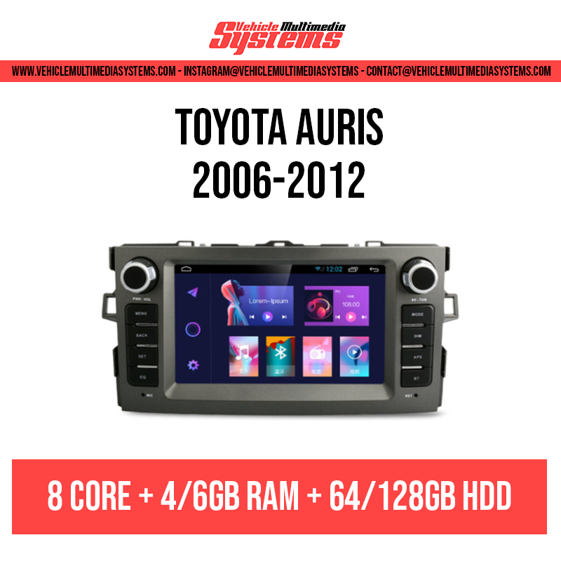 Toyota Auris | 2006-2012 | Android Screen