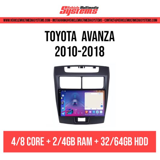 Toyota Avanza RHD | 2010-2018 | Android Screen