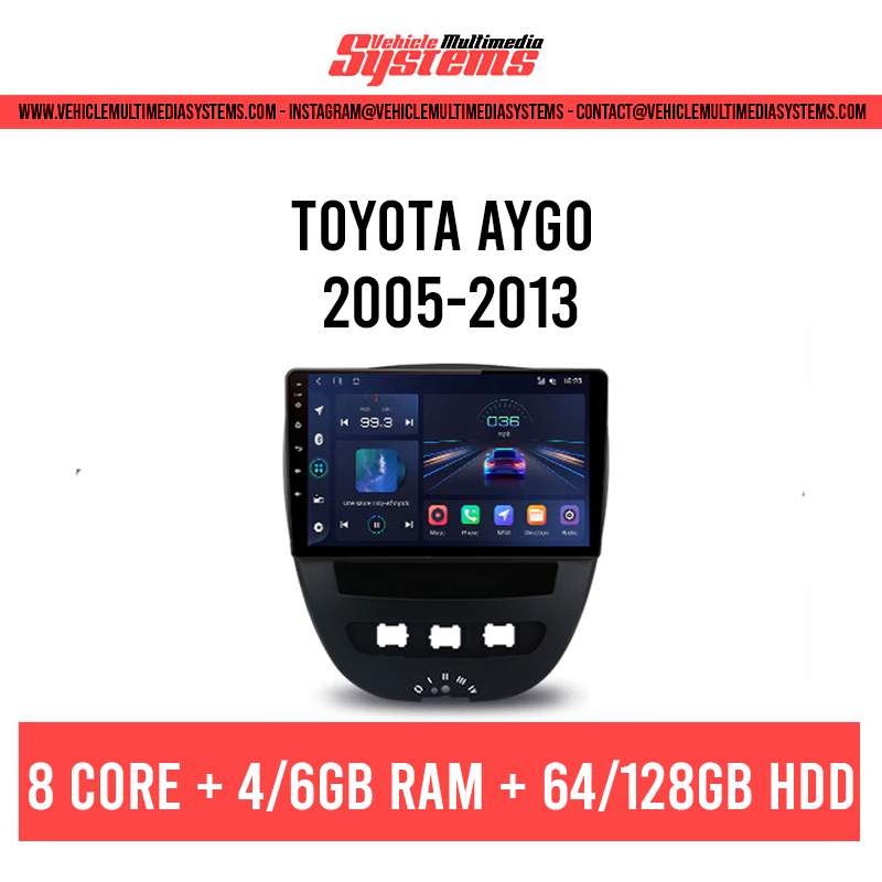 Toyota Aygo | 2005-2013 | Pantalla Android