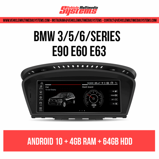BMW 3 Series 5 Series 6 Series | E90 E60 E63 | Android Screen VMS