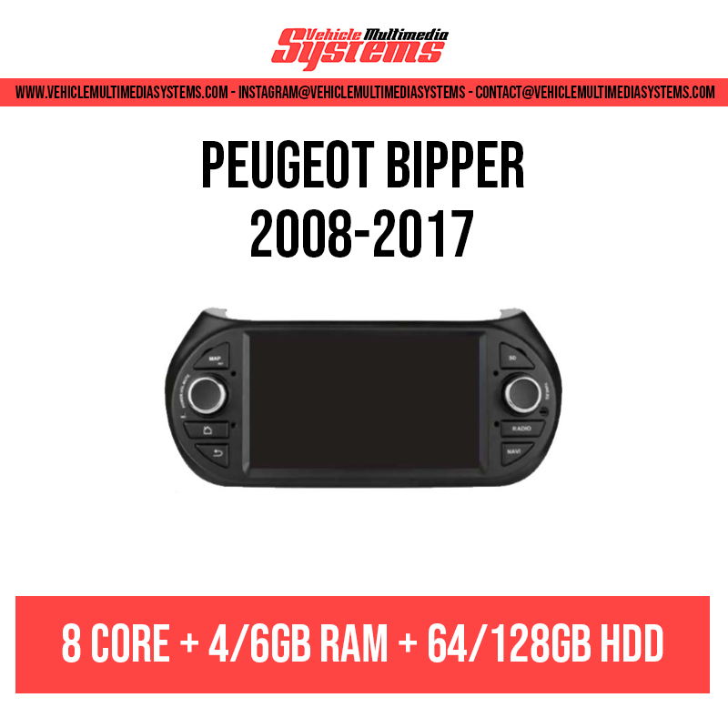Peugeot Bipper | 2008-2017 | Android Screen